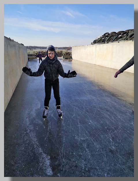 Ferre schaatst