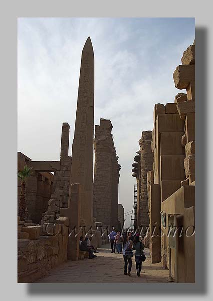 De tempel van Karnak. foto louis moens